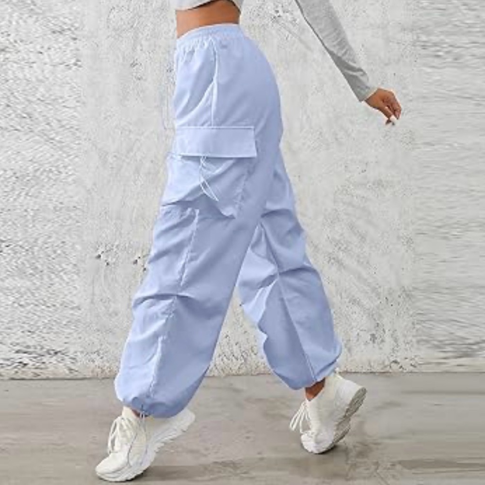 Aerie Light Blue Cargo Pants
